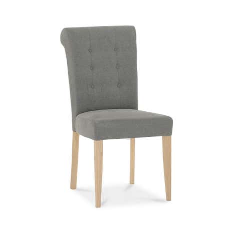Savannah Smoke Grey Pair of Dining Chairs