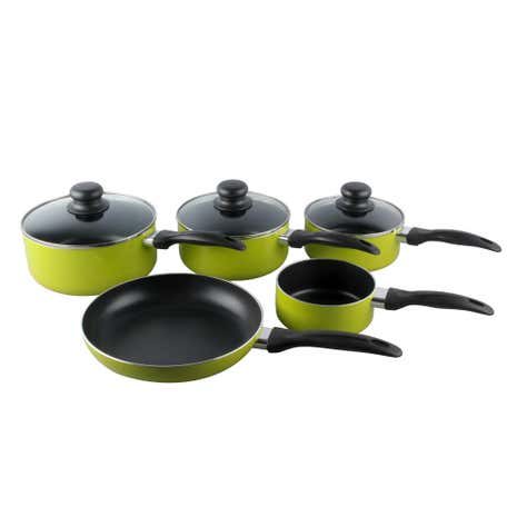 Spectrum Lime 5 Piece Pan Set