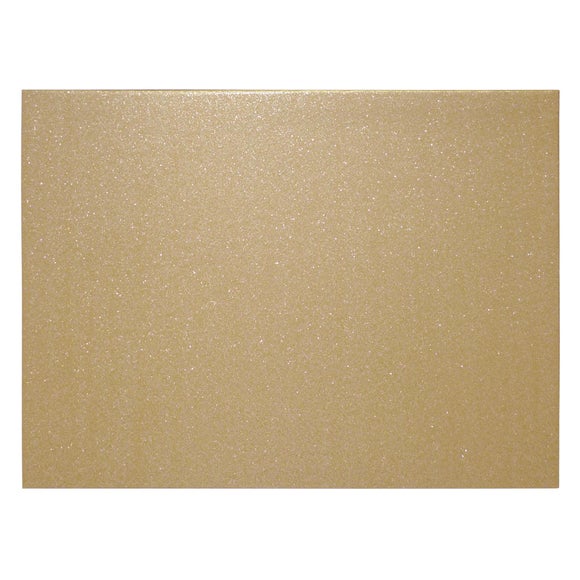 Set of Four Gold Glitter Placemats