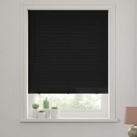 27mm Black Wooden Venetian Blind