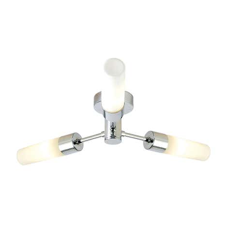 Aries 3 Light Chrome Ceiling Fitting