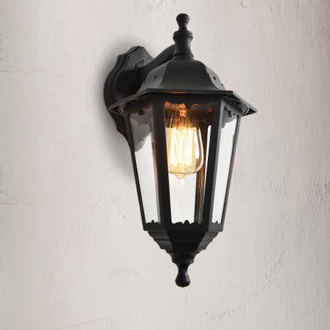 Bianca Black Up Down Wall Lantern