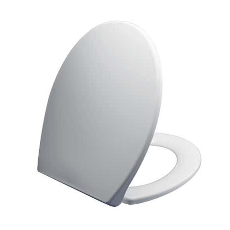 Thermoplast White Toilet Seat