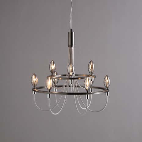 Fredirica 9 Light Chrome Chandelier