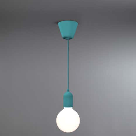 Funk Suspension Turquoise Light Fitting