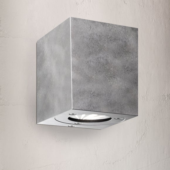 Canto Kubi Galvanised Wall Light
