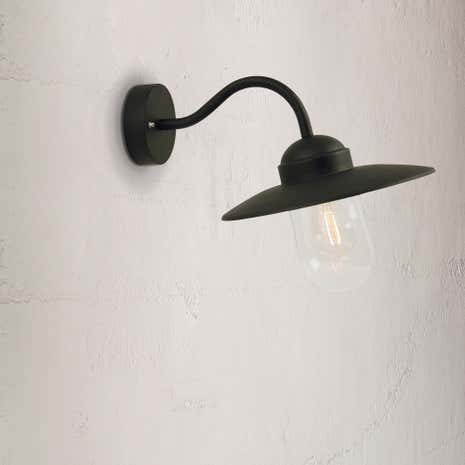Luxembourg Black Outdoor Wall Light