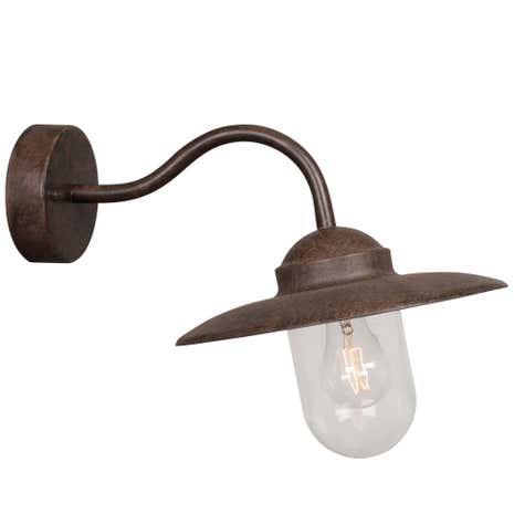 Luxembourg Rust Outdoor Wall Light