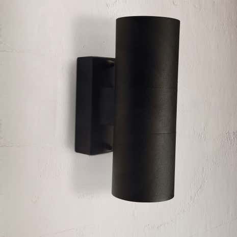 Nordlux Tin Black Double Wall Light