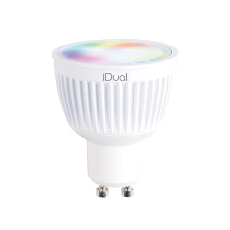 iDual 35 Watt GU10 LED Bulb Pack of 2 with Remote Control