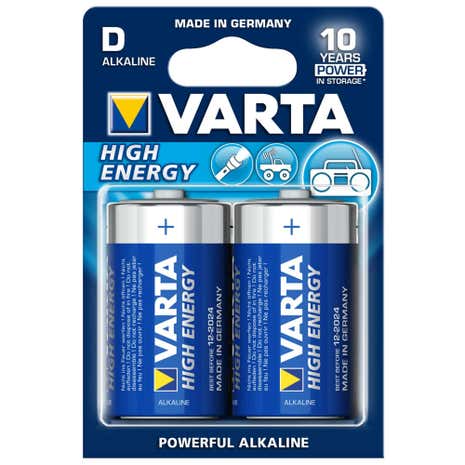 Varta High Energy D Size Batteries