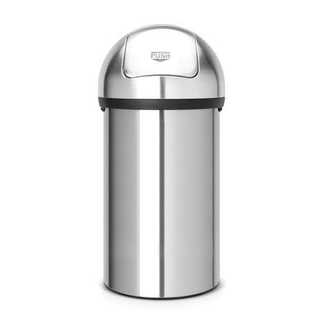 Brabantia 60 Litre Matt Steel Push Bin