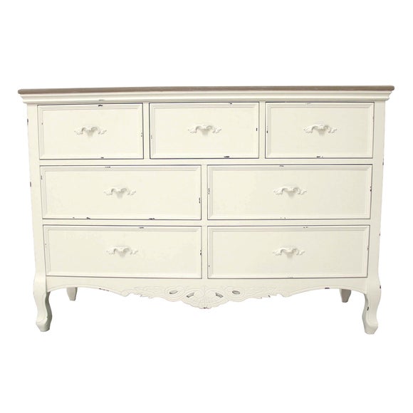 Camille Ivory 7 Drawer Chest