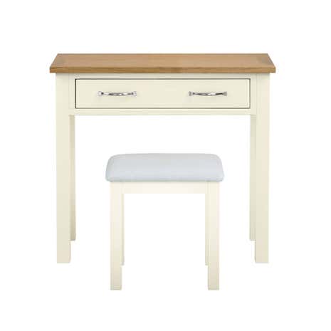 Sidmouth Cream Dressing Table and Stool