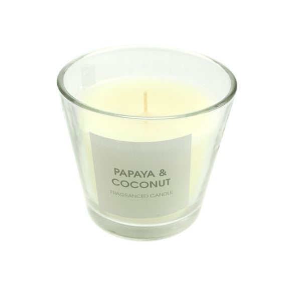 Papaya and Coconut Wax Fill Candle