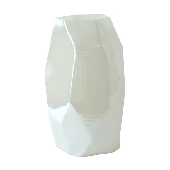 Geo Lustre Glass Vase