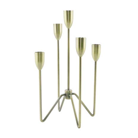 5A Fifth Avenue Antique Gold Candelabra