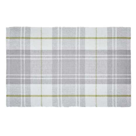 Check Green Bath Mat