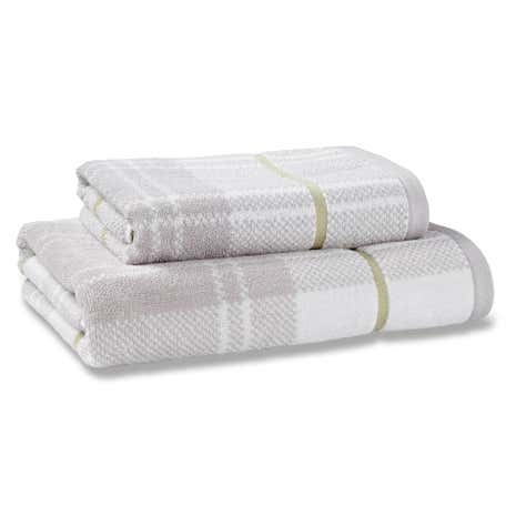 Check Green Towel