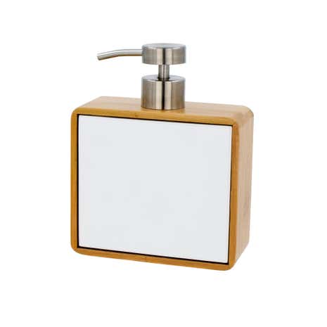 Elements Bamboo White Lotion Dispenser
