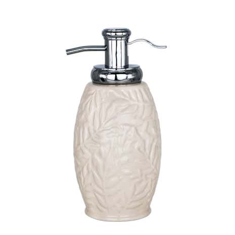 Embossed Leaves Cream Lotion Dispenser