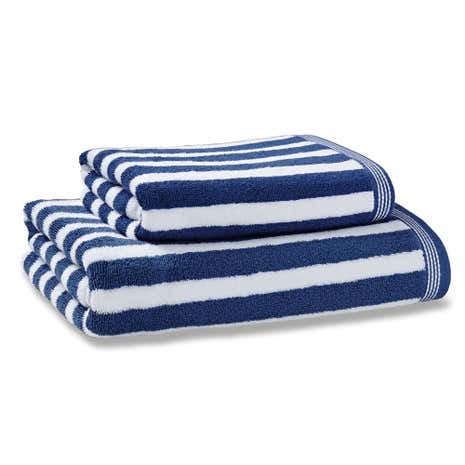 Nautical Stripe Navy Towel