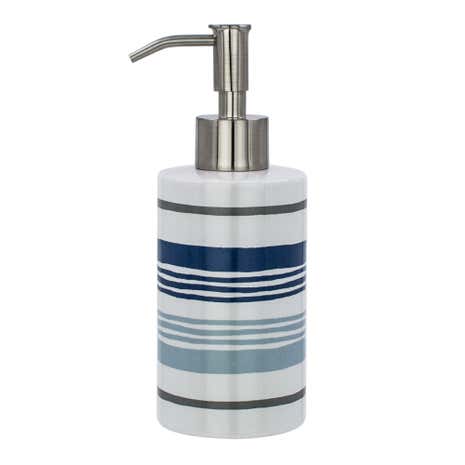 Nautical Striped Lotion Dispenser