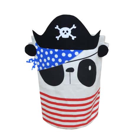Pirate Panda Laundry Basket