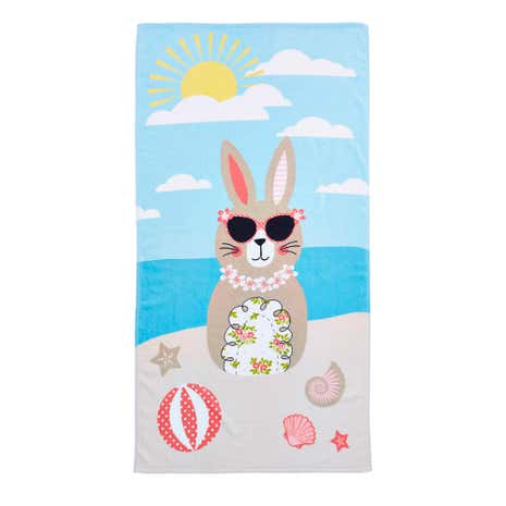 Katy Rabbit Beach Towel