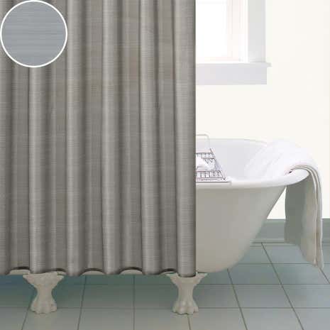 Silver Sparkle Shower Curtain