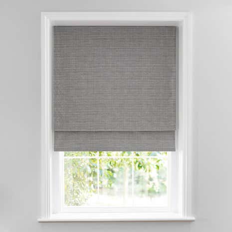 Glimmer Silver Lined Roman Blind
