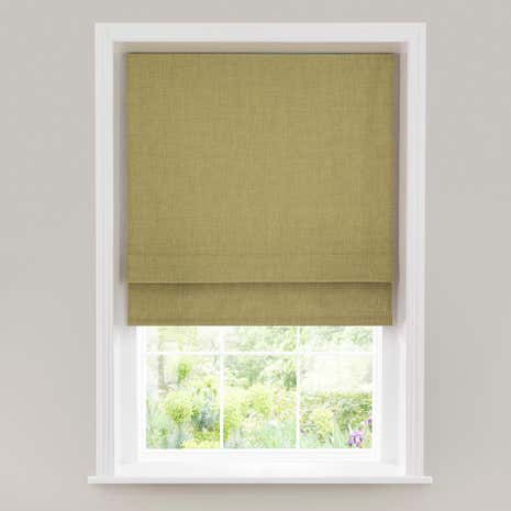 Verona Green Lined Roman Blind