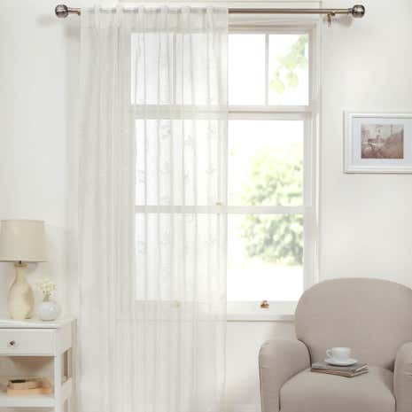 Eden Ivory Voile Panel