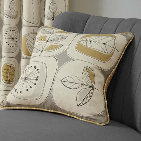 Modern Nature Ochre Cushion