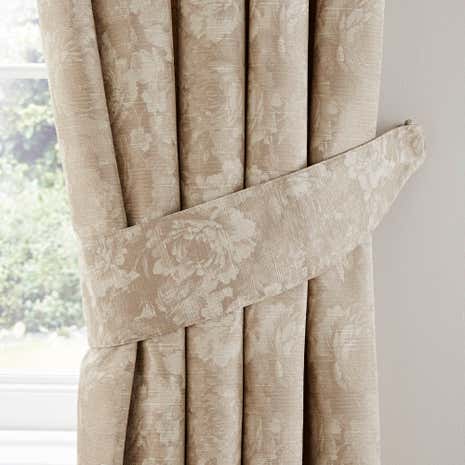 Rose Natural Tiebacks