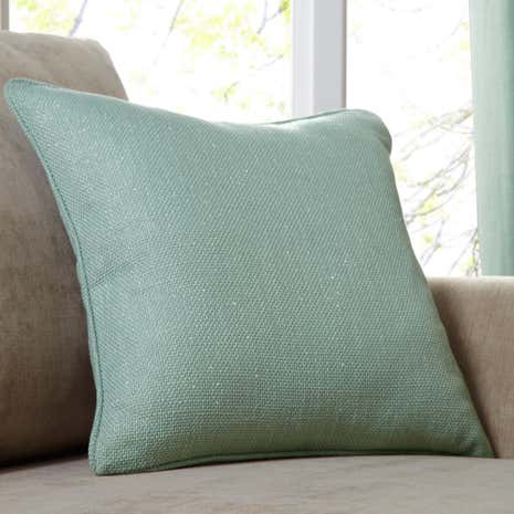 Shimmer Seafoam Cushion