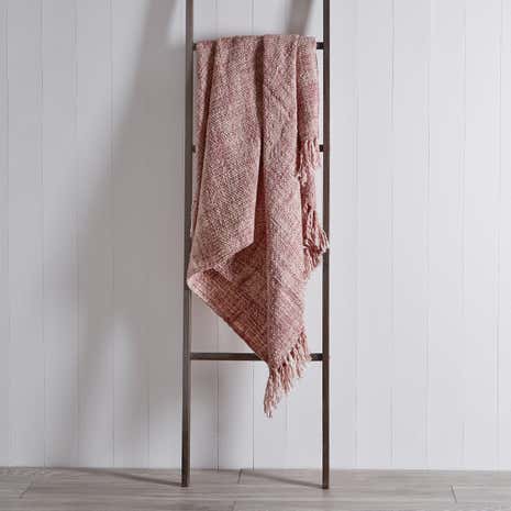 Camden Red Throw