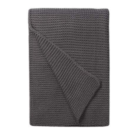 Charcoal Chunky Breckon Throw