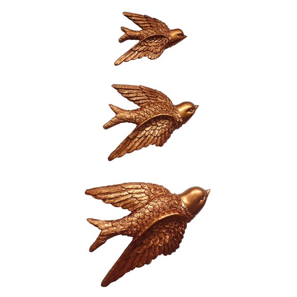Copper Birds Wall Art