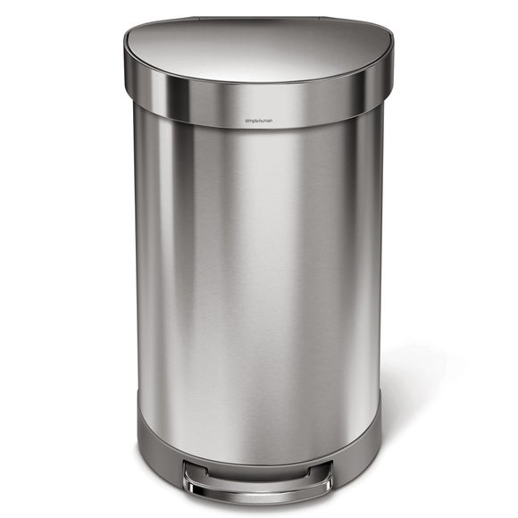 simplehuman 45 Litre Semi Round Pedal Bin