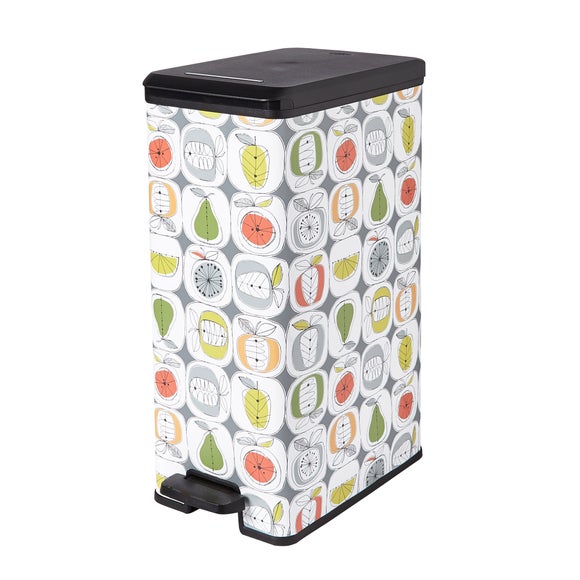Elements 40 Litre Slim Printed Bin