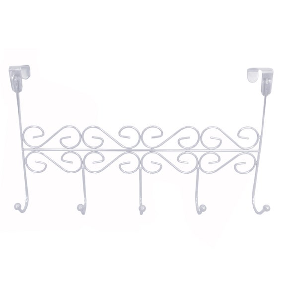 Ornate Chrome Over Door Hooks