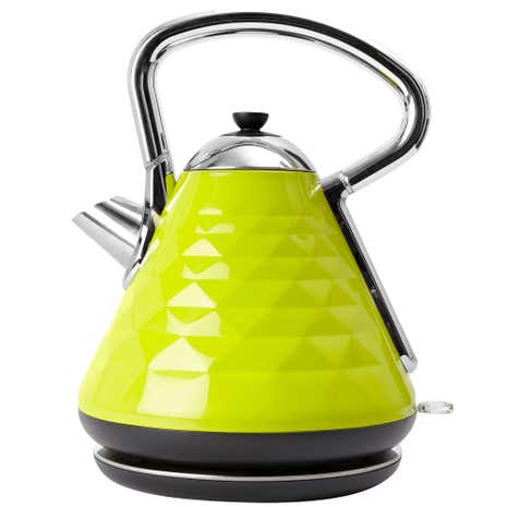 Elements 1.7L Green Pyramid Kettle