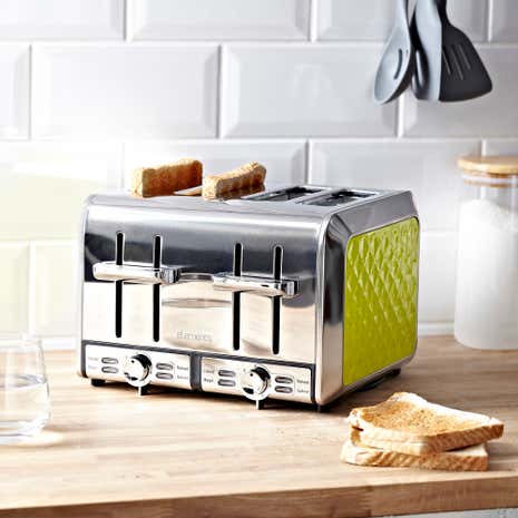 Elements Green 4 Slice Toaster
