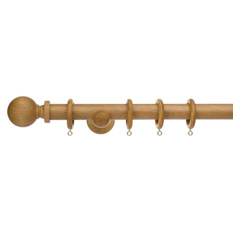 Curtains Ideas 9ft curtain pole : Curtain Poles | Wooden & Metal Curtain Poles | Dunelm