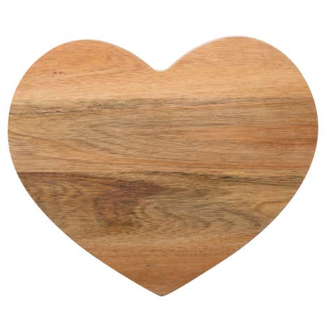 Acacia Heart Chopping Board