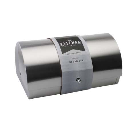 Brushed Stainless Steel Bread Bin