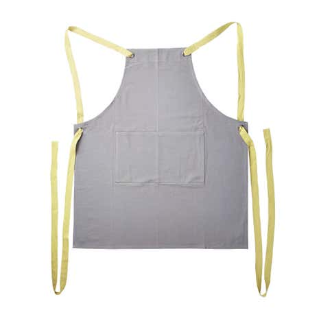 Elements Smock Apron Grey Yellow