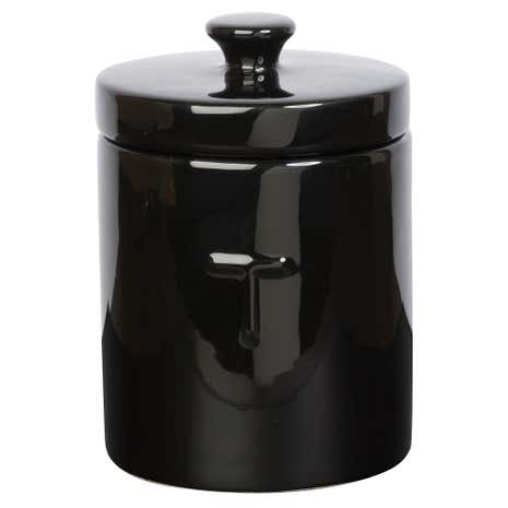 High Gloss Embossed Tea Canister