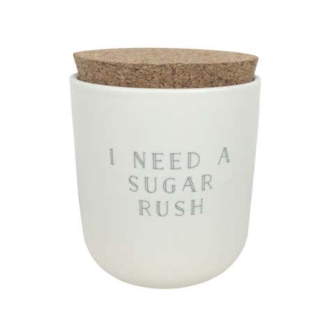 Honesty Words Sugar Canister